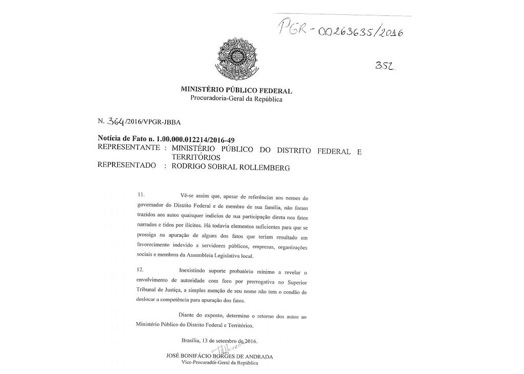 Crise dos Grampos: PGR afirma que citação a governador foi induzida propositalmente