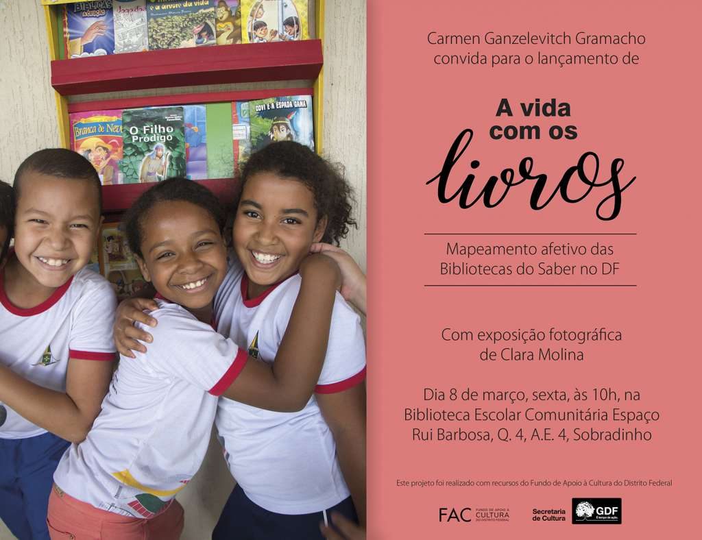 Livro retrata o amor pela leitura no DF