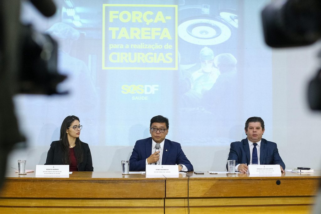 SOS DF Saúde registra 10.164 cirurgias feitas na rede pública
