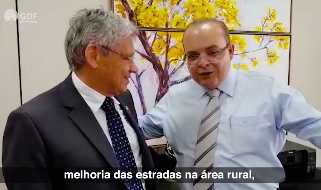 Ibaneis Rocha recebe o prefeito de Unaí (MG)
