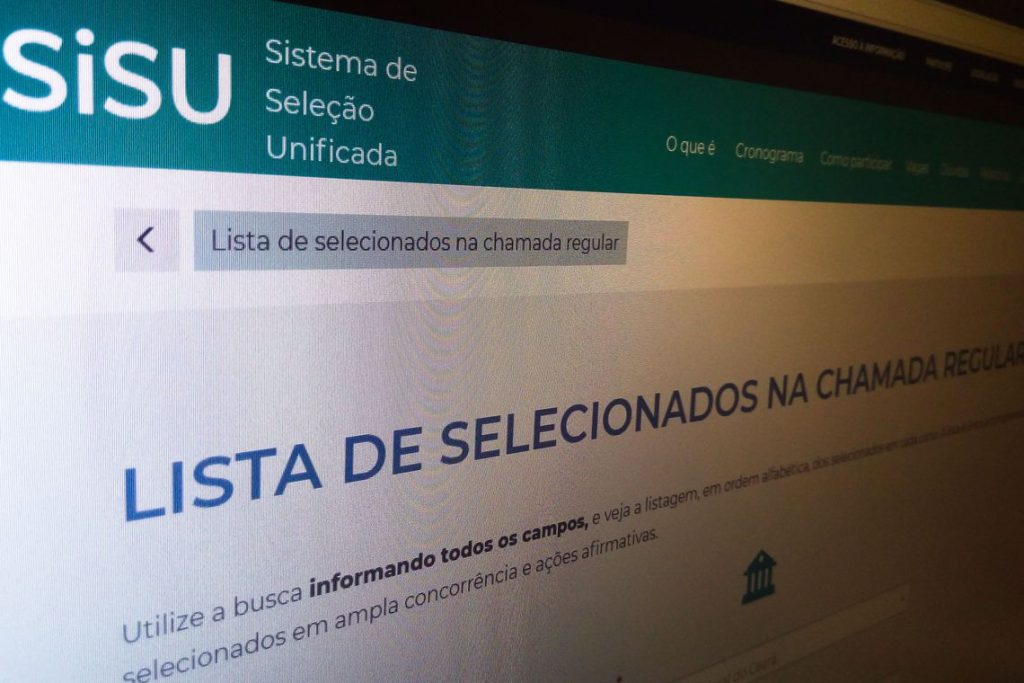 Ministério da Educação divulga hoje resultado do Sisu 2021