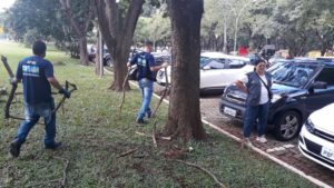 DF Legal intensifica apreensão de faixas em áreas públicas