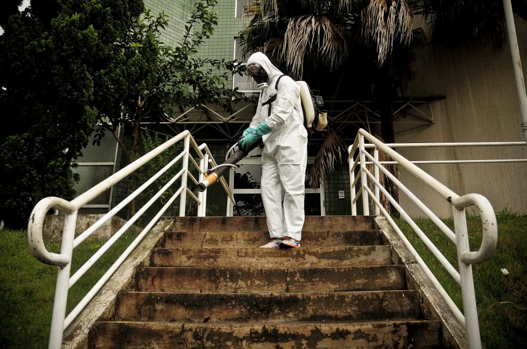 Águas Claras recebe ações de sanitização contra a Covid-19