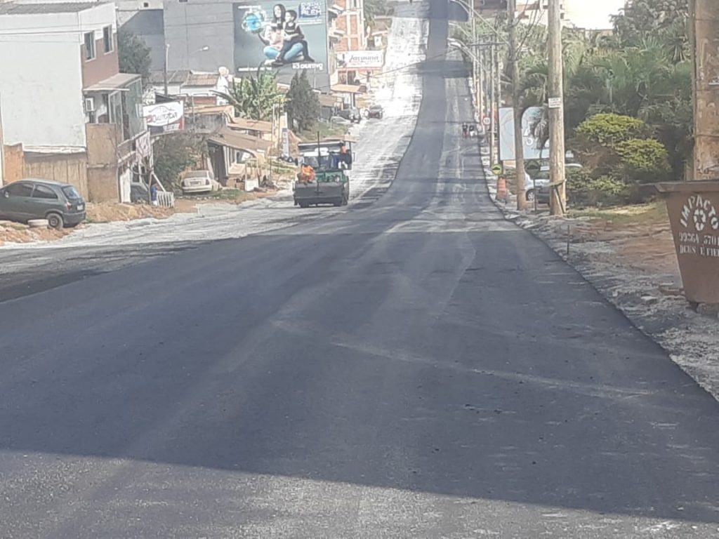 Pavimentação da Rua 07 de Vicente Pires entra na reta final