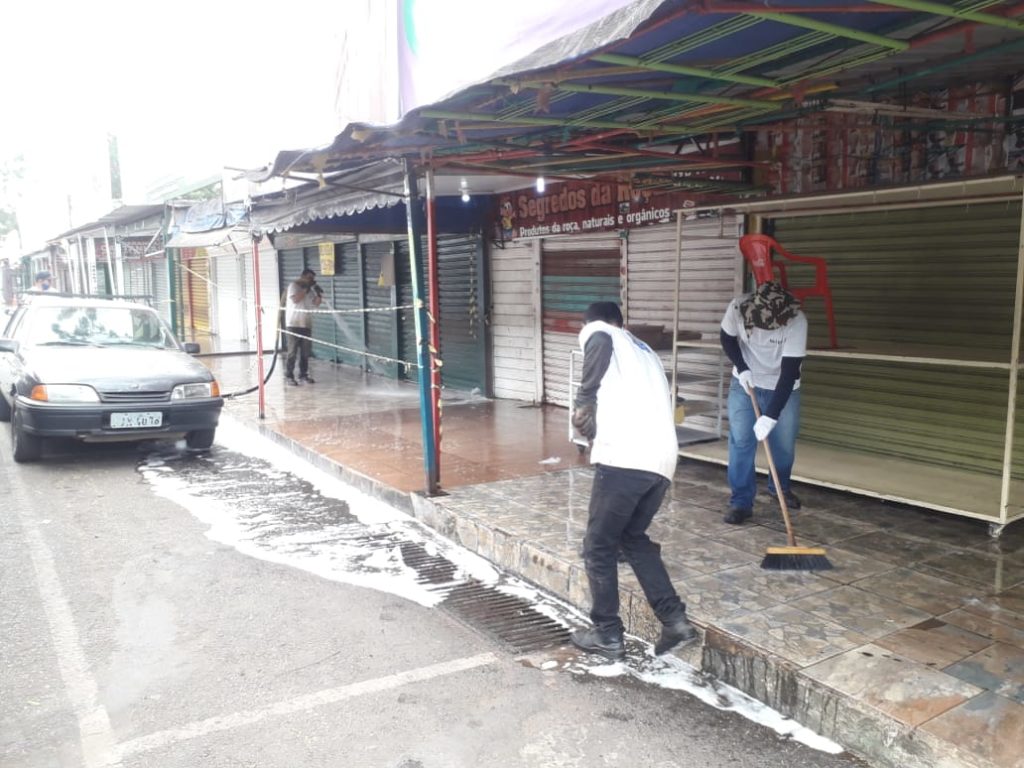 Feiras do SIA recebem ação de desinfecção para reabertura nesta quarta