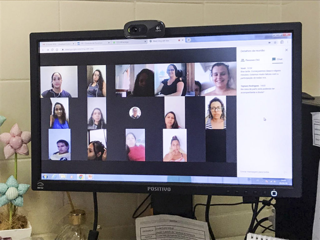 Casa do Parto promove encontros virtuais para gestantes