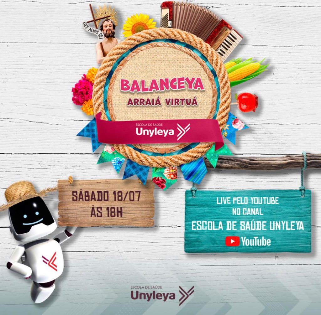 Escola de Saúde Unyleya promove Arraiá Virtuá