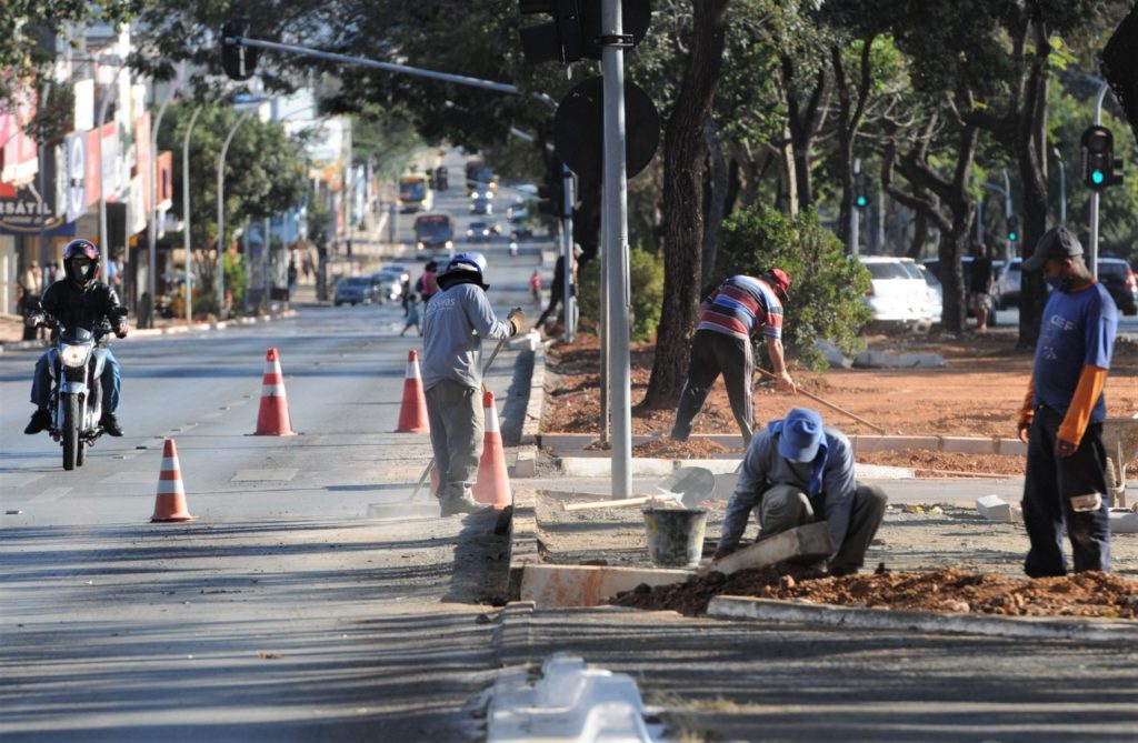 GDF avança as obras em mais uma etapa de revitalização da W3 Sul