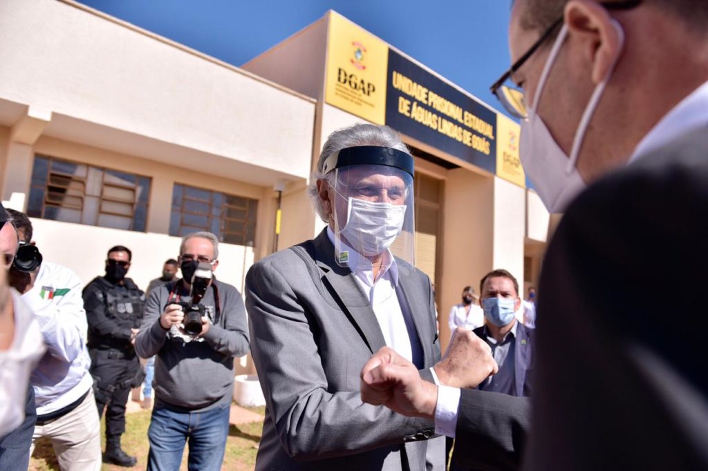 Governador Ronaldo Caiado inaugura presídio em Águas Lindas de Goiás