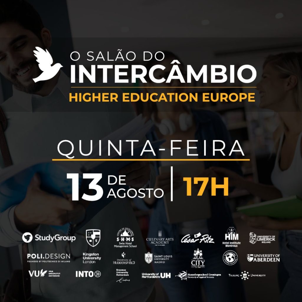 Salão do Intercâmbio apresenta edição gratuita para interessados em ensino superior na Europa