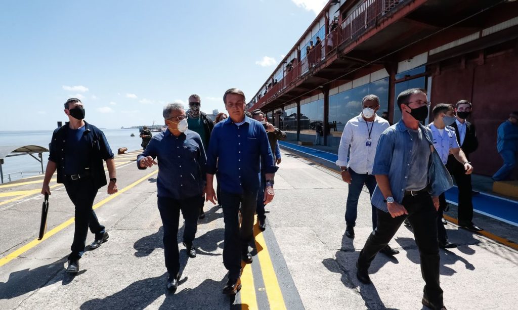 No Pará, presidente Bolsonaro destaca ações contra a covid-19