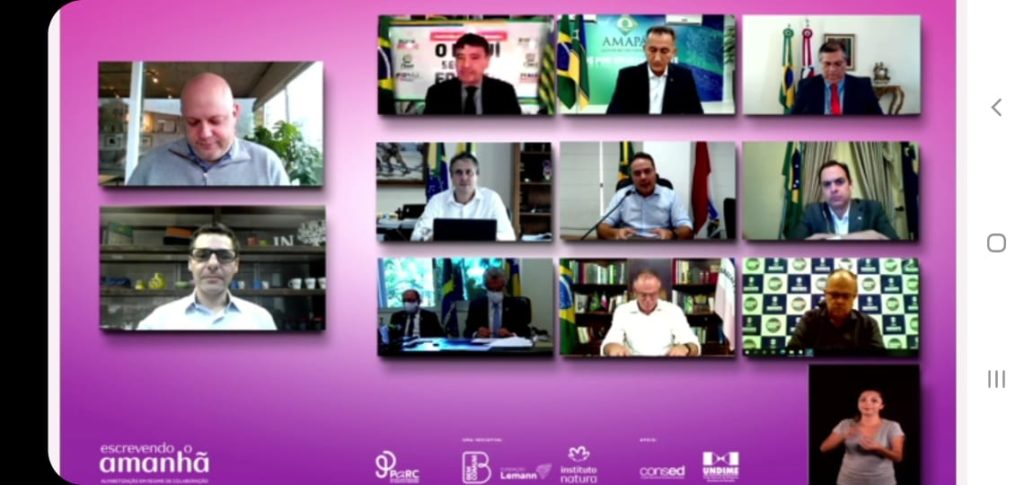 Volta às aulas com segurança somente em 2021, projeta Caiado durante videoconferência