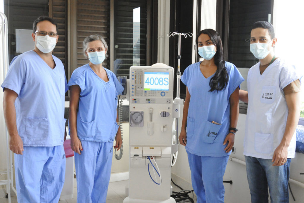 Hospital Regional da Asa Norte recebe doação de três aparelhos de hemodiálise