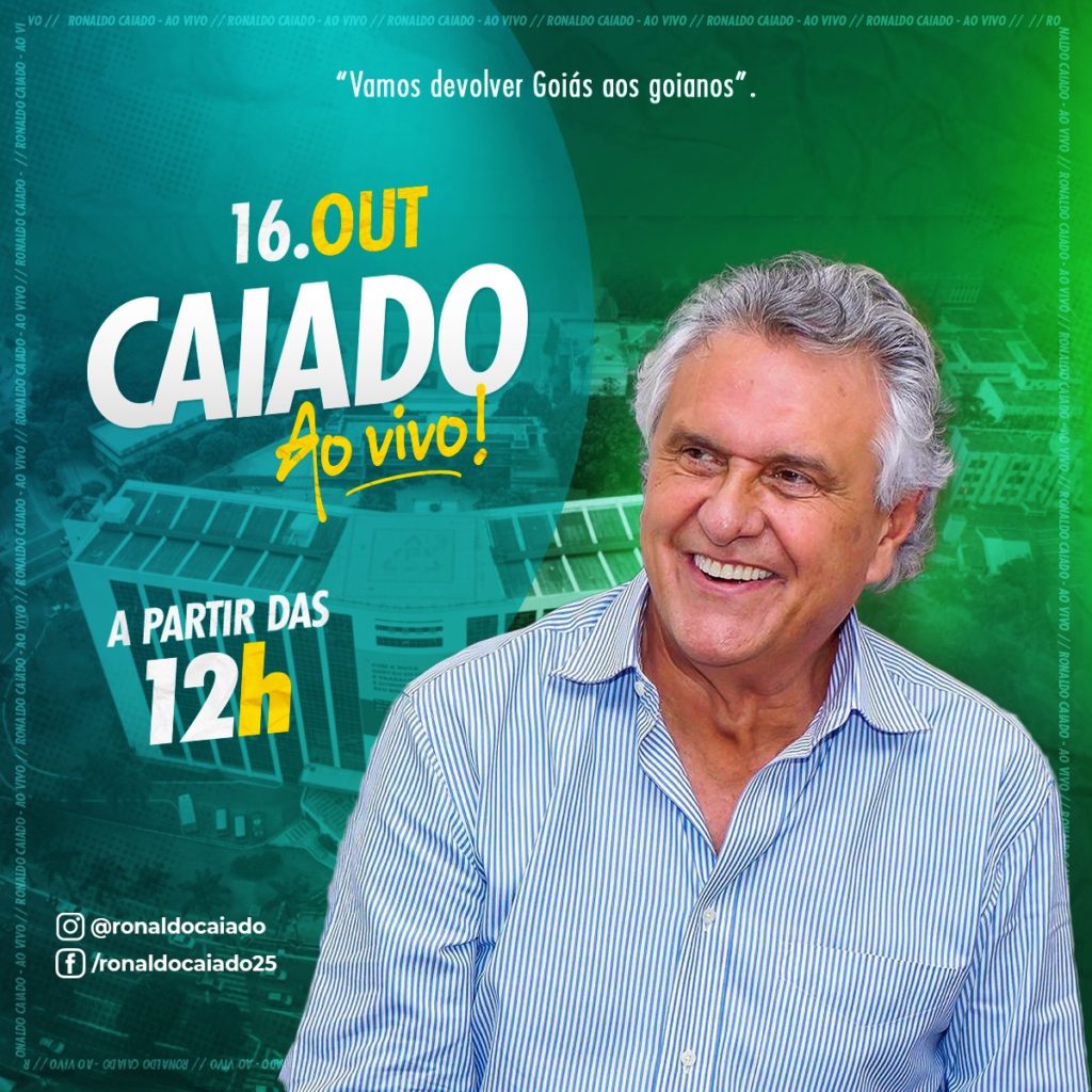 Caiado anuncia contemplados do Pró-Atleta e lança app “Tá na Lei” em live semanal