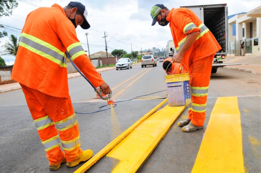 Sinalização nova nas principais rodovias do Distrito Federal