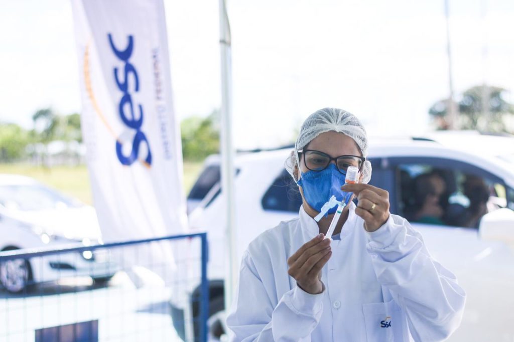 Em apoio ao GDF, Sesc-DF aplicará vacina contra Covid-19 em profissionais de saúde