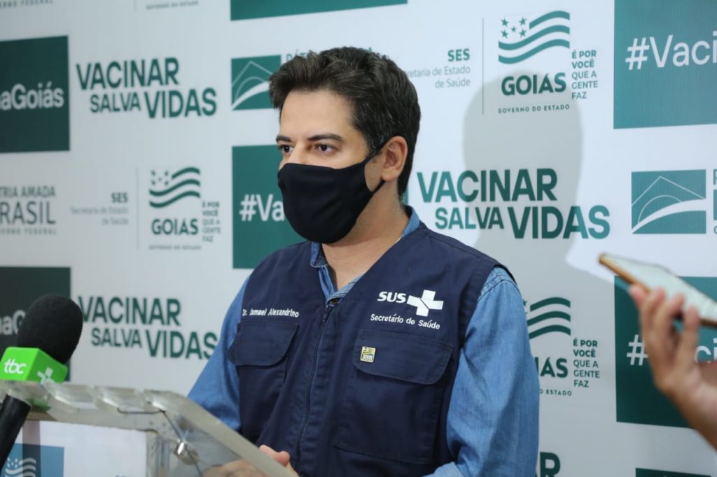Governo de Goiás recebe 21ª remessa com 196 mil vacinas contra Covid-19