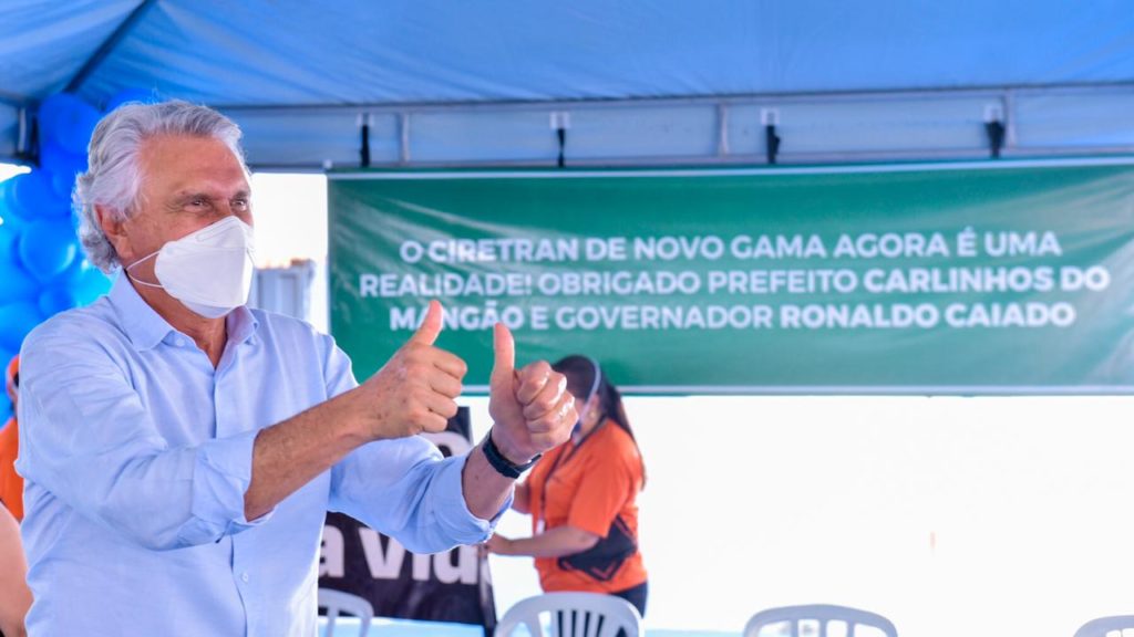 Caiado inaugura sede do Ciretran no Novo Gama e obras na GO-520