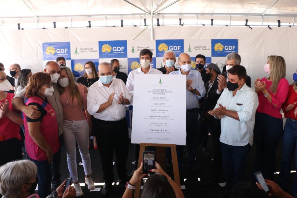 Governador Ibaneis inaugura segunda UBS em menos de um mês no Distrito Federal