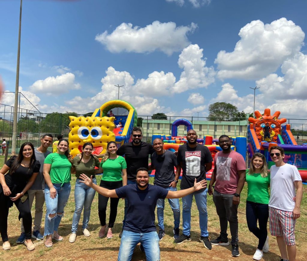 Wesley Santos, presidente do PL Jovem, realiza ação no Instituto Rede Esperança