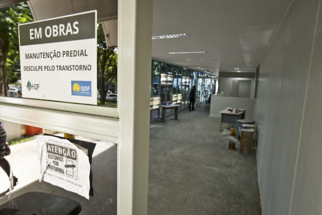 Hospital Regional de Taguatinga passa por obras de manutenção