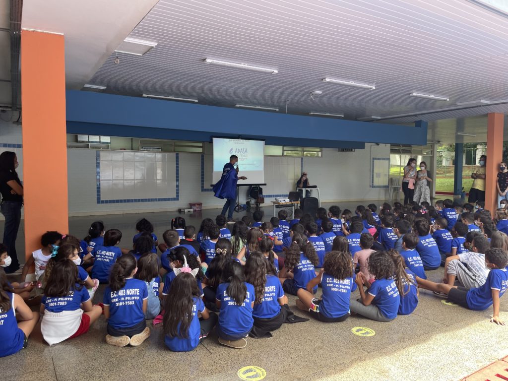 Mês da Água tem retorno dos atendimentos presenciais do Adasa na Escola