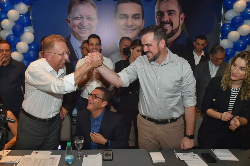 Eleições em Goiás | Mendanha recebe apoio do Republicanos com João Campos ao Senado