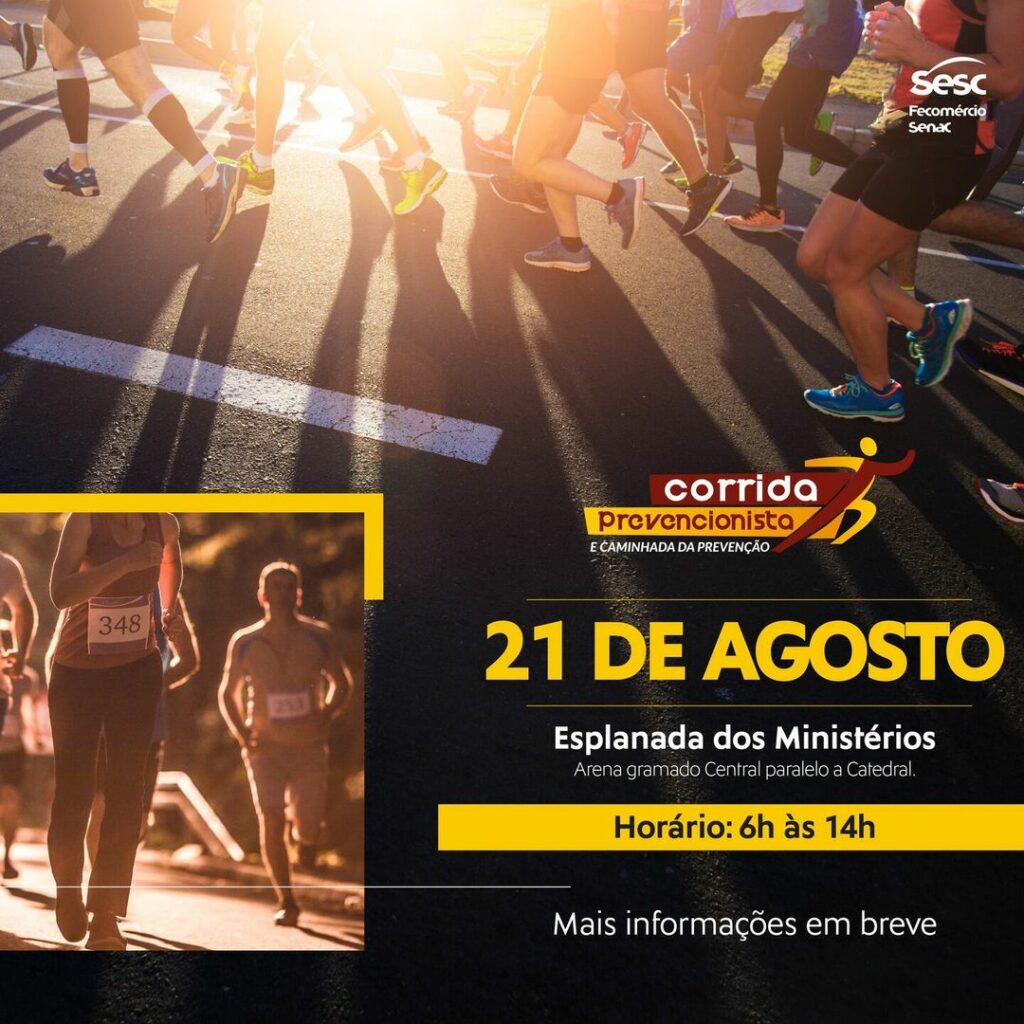 Inscrições abertas para a Corrida Prevencionista & Caminhada da Prevenção com percursos de 3Km, 5Km e 10Km, promovida pelo SEPEBC