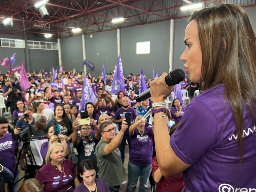 Renata D’Aguiar reúne 1,5 mil apoiadores em tarde de mobilização da pré-campanha