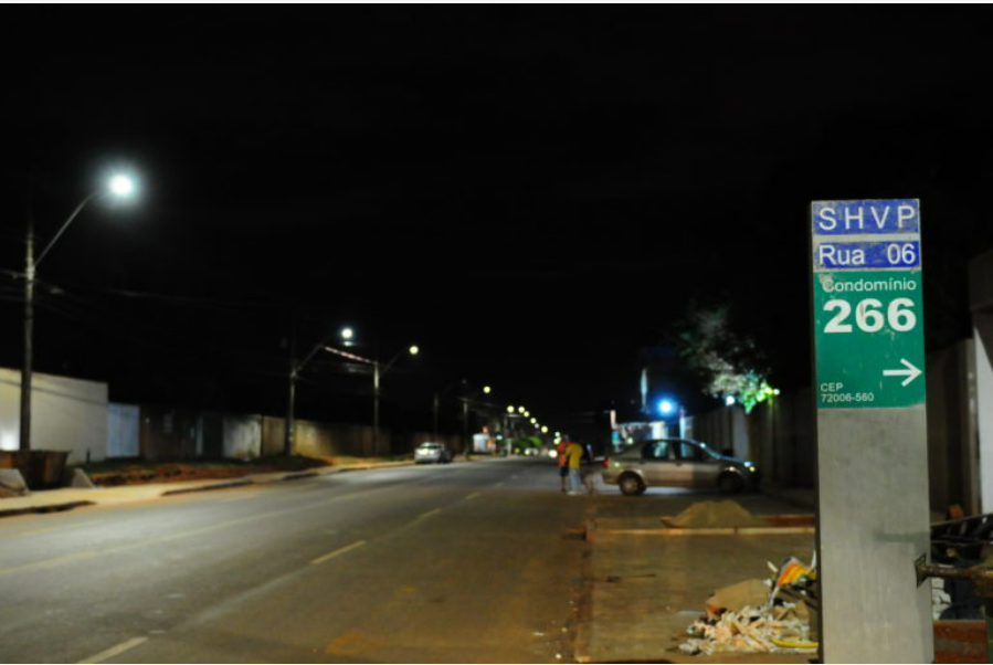 GDF investe mais de R$ 1 milhão e Vicente Pires fica mais iluminada com 136 novos postes