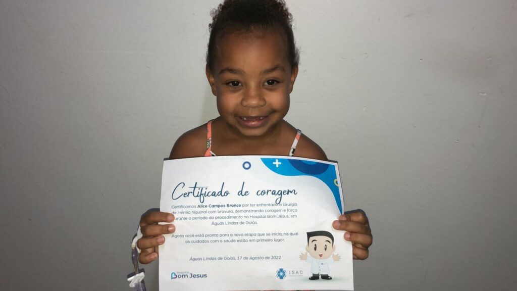 Hospital Bom Jesus, de Águas Lindas de Goiás, realiza primeira cirurgia pediátrica de hérnia