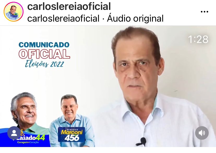 União do atraso | Caiado e Marconi vão inaugurar comitê juntos em Goiânia