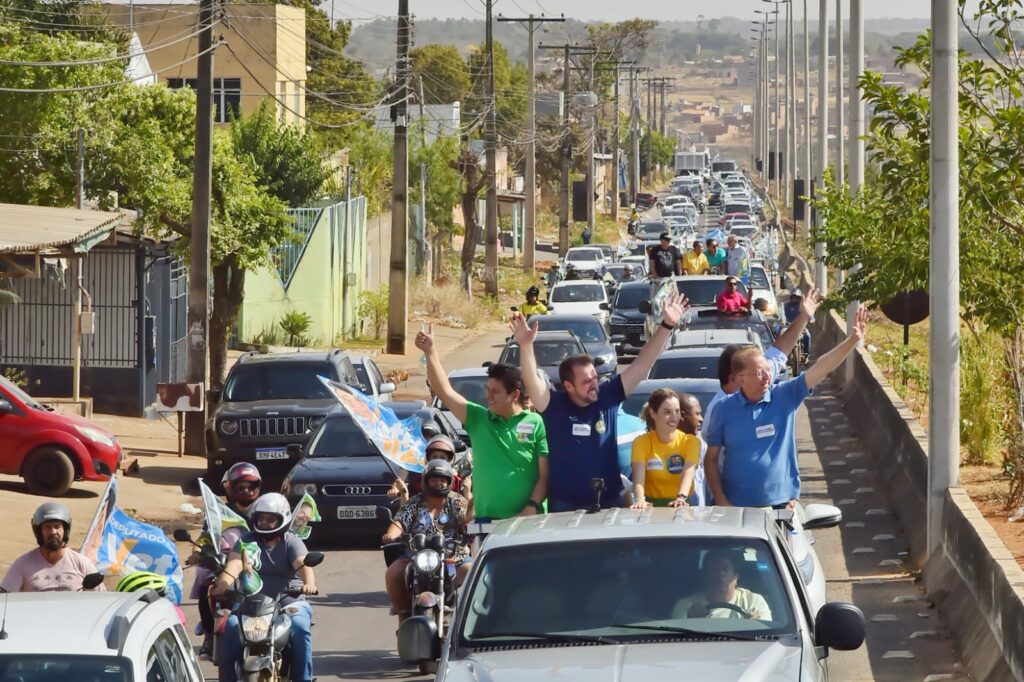 Eleições em Goiás | Carreata reforça preferência do eleitorado de Aparecida por Gustavo Mendanha