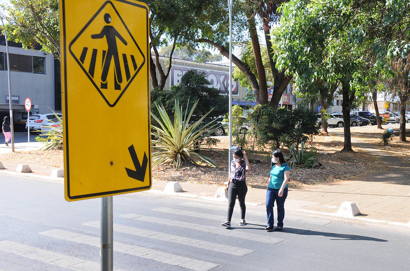 População do Distrito Federal pode solicitar instalação de novas faixas de pedestres