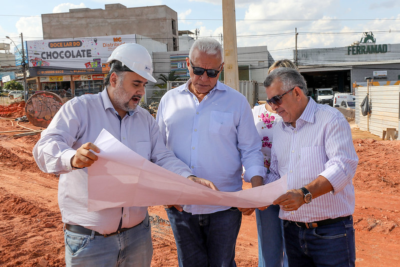 Fundação da obra do Viaduto do Riacho Fundo terá 295 estacas de concreto