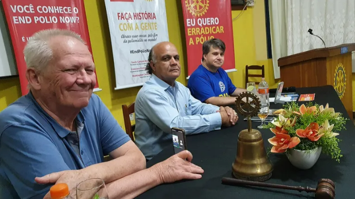 Baixa vacinação contra Pólio no Brasil preocupa rotarianos do DF