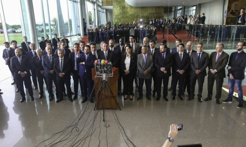 Presidente Bolsonaro diz que manifestações pacíficas serão sempre bem vindas