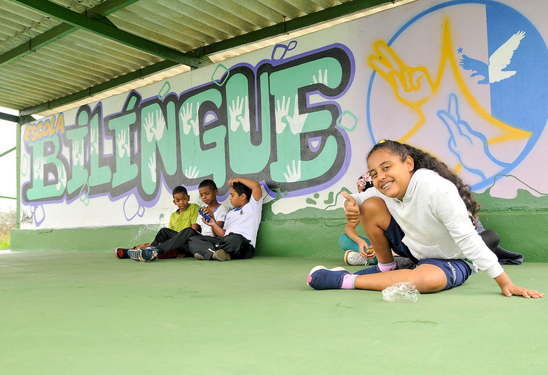 Escola bilíngue de Libras do Distrito Federal atende cerca de 90 alunos
