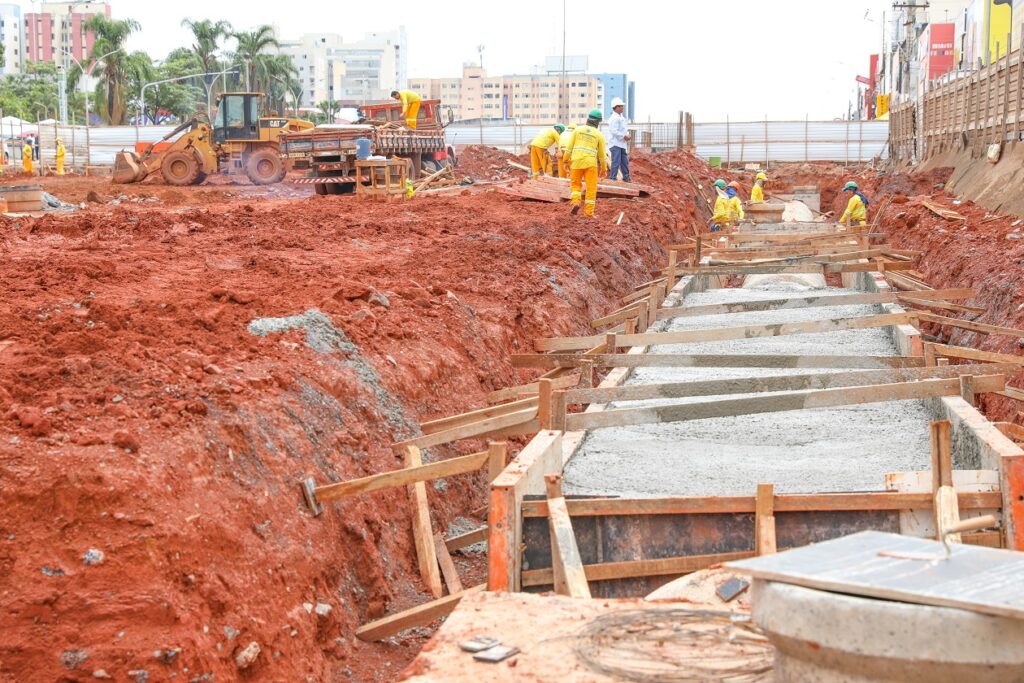 Concluída rede de drenagem principal da marginal sul do Túnel de Taguatinga