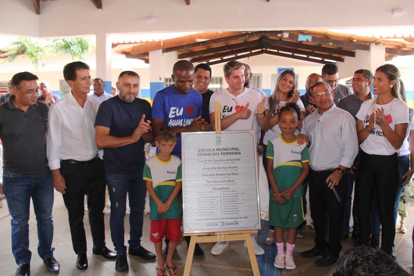 Prefeitura de Águas Lindas Inaugura 28º Escola totalmente reformada