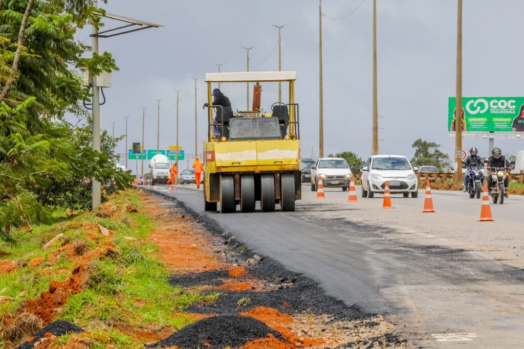 Troca de pavimento na Via Estrutural terá recursos de R$ 45 milhões
