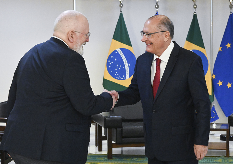 Presidente Alckmin recebe alto executivo da União Europeia