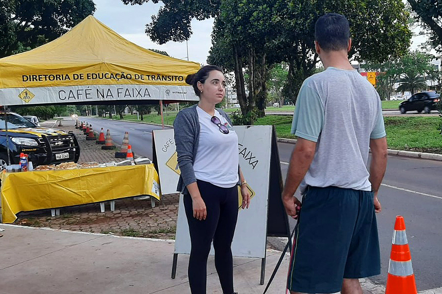 Ações educativas de trânsito marcam presença em vários pontos do DF