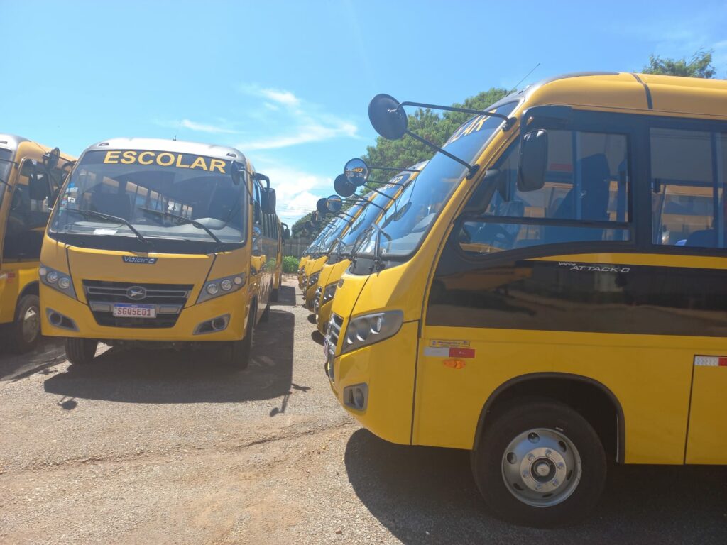 100 novos ônibus de transporte escolar serão apresentados nesta sexta