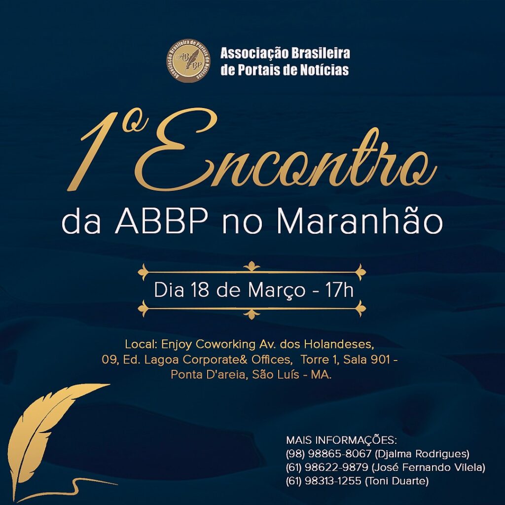 ABBP Nacional promove encontro com profissionais de imprensa do Maranhão no sábado