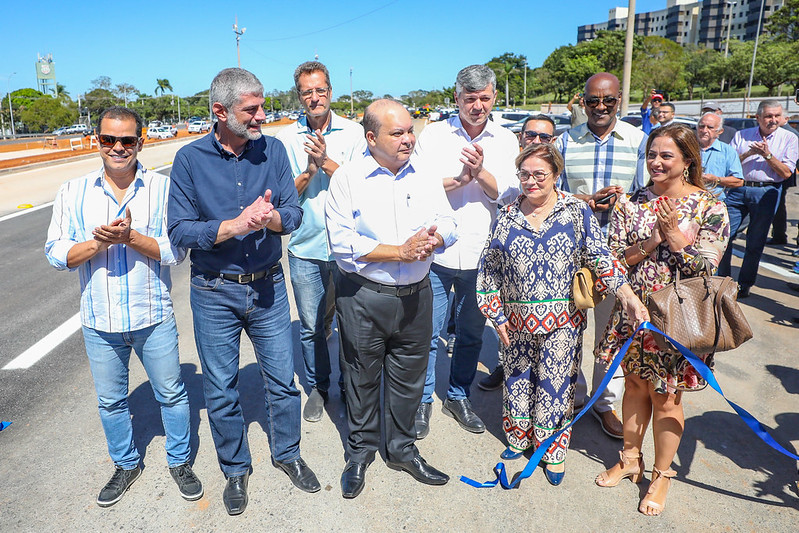 Governador Ibaneis libera primeira etapa do Viaduto do Sudoeste