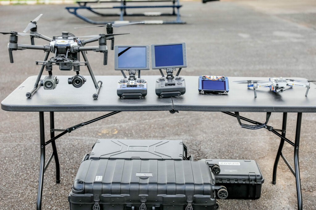 Sete novos drones vão apoiar Polícia Militar do DF nas ações em solo