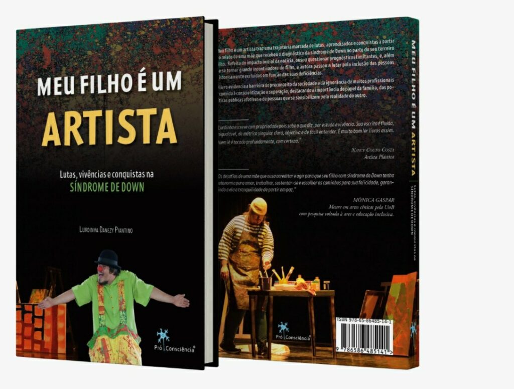 Mãe conta em livro sua experiência na criação de filho artista com Síndrome de Down