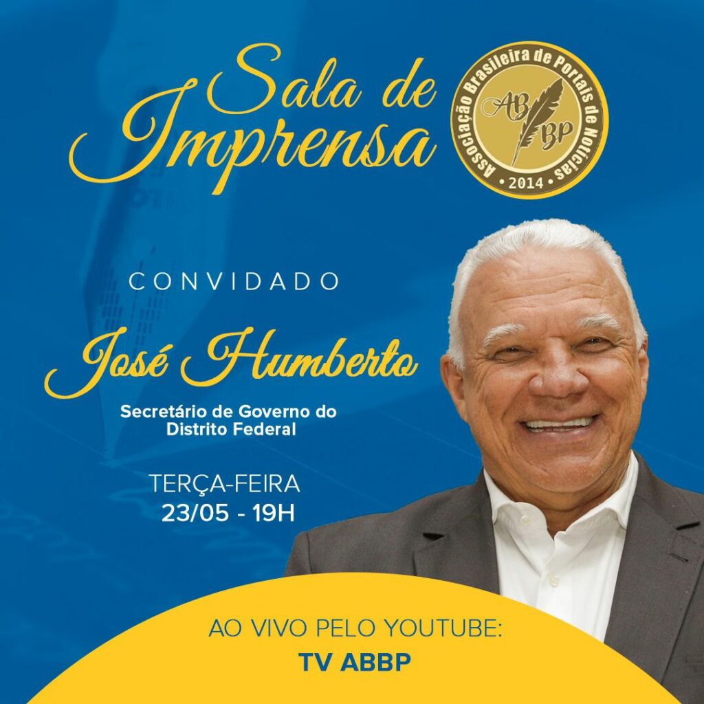 José Humberto Pires é o entrevistado da Sala de Imprensa da ABBP na terça (23)