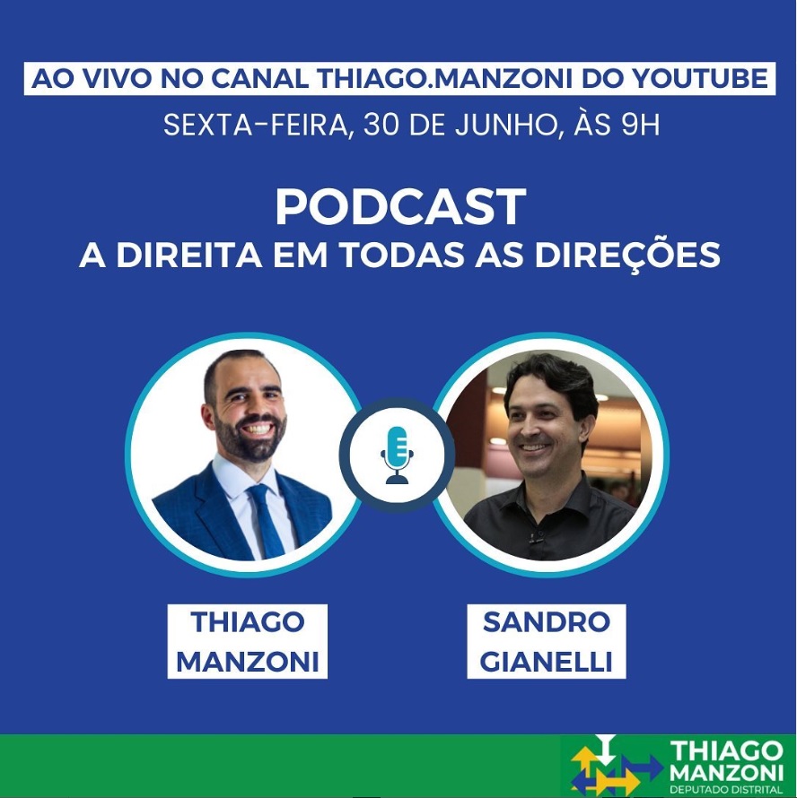 Thiago Manzoni entrevistará o jornalista Sandro Gianelli